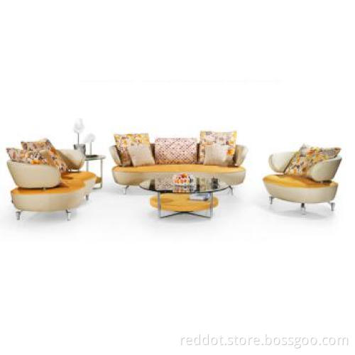 Special Design Leather Sofa Suite, Living Room Furniture